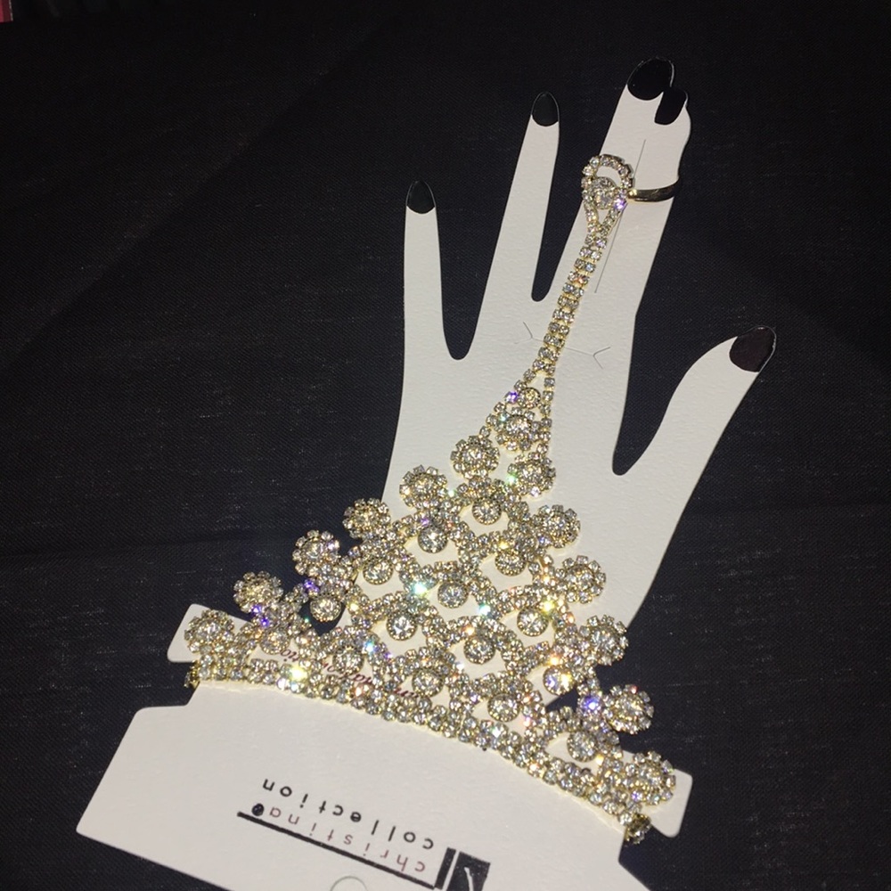 🆕 bridal hand ring bracelet ❤️